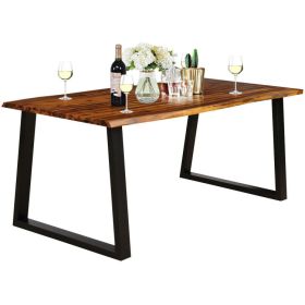 Rectangular Acacia Wood Dining Table