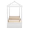 House Bed with Trundle, can be Decorated,White